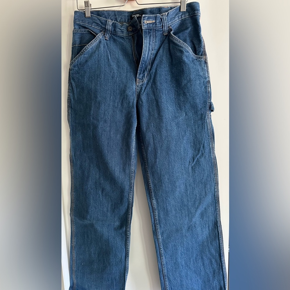 George Relaxed Fit Blue Jeans